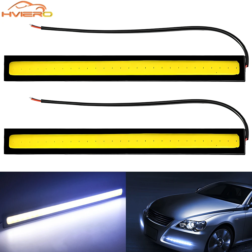 

2pcs Car 14cm COB Led 12V Turn Signal Fog Lamp Multicolor Auto DRL LED Daytime Running Light Day Driving Bulb Reverse Trunk Dome