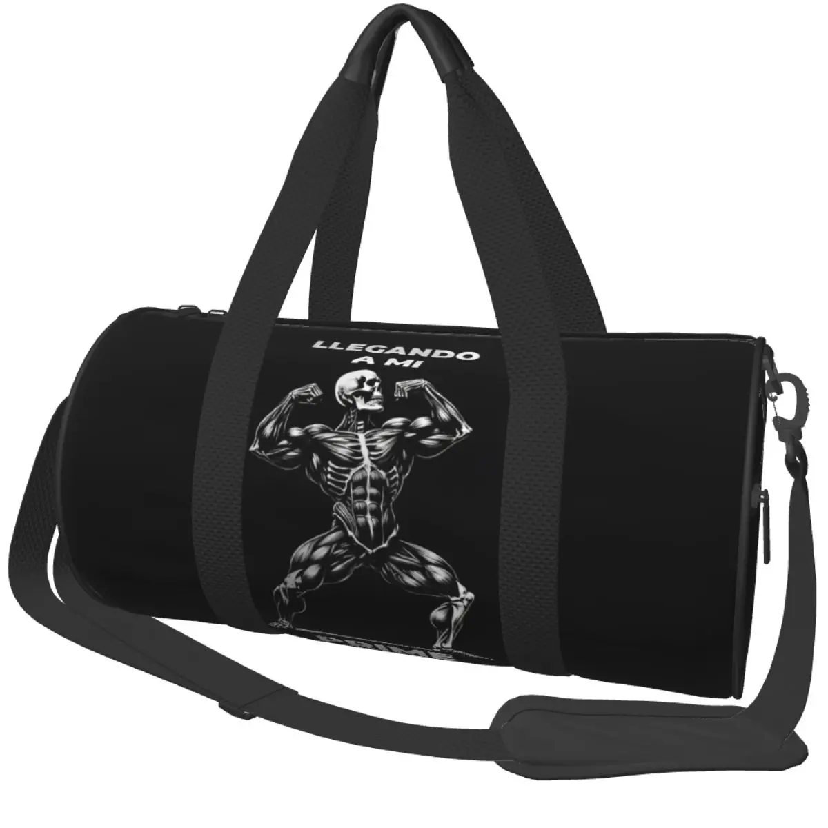 Scheletro Muscolo Bodybuilding Sollevamento Borse sportive Bagagli Borsa da palestra Accessori da palestra Novità Borse Coppia Borsa da fitness Oxford