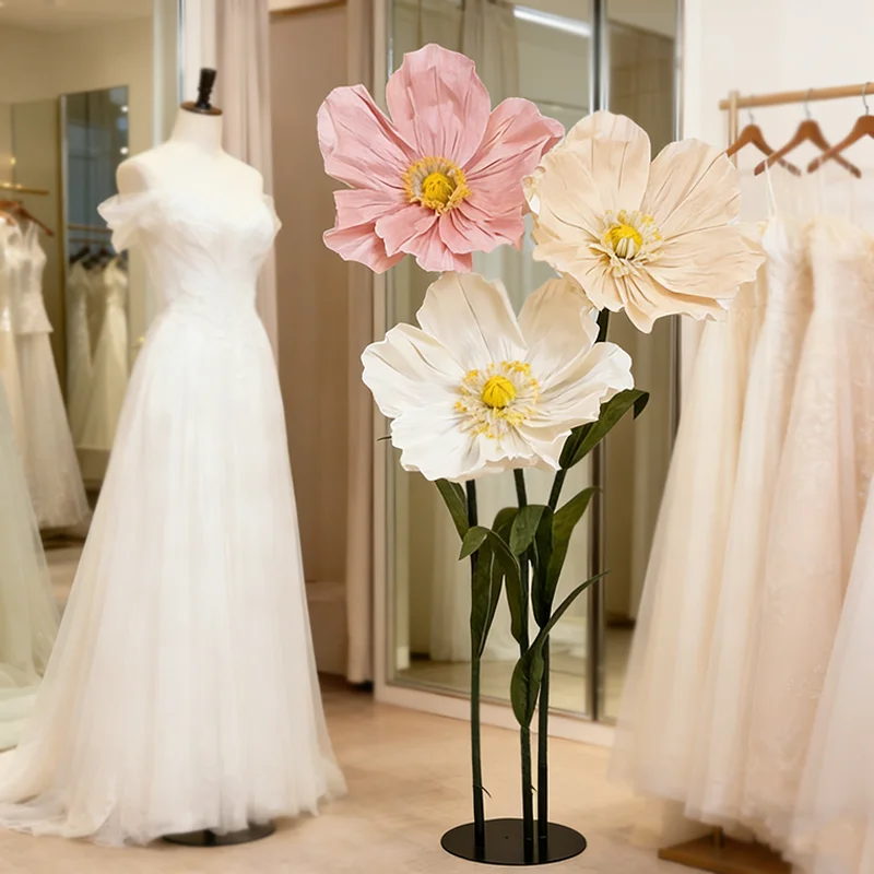 

74.8" Giant Custom Artificial Flowers Luxury Decor For Christmas Wedding Celebration Mall Party Home Enhance Festive Atmospheres