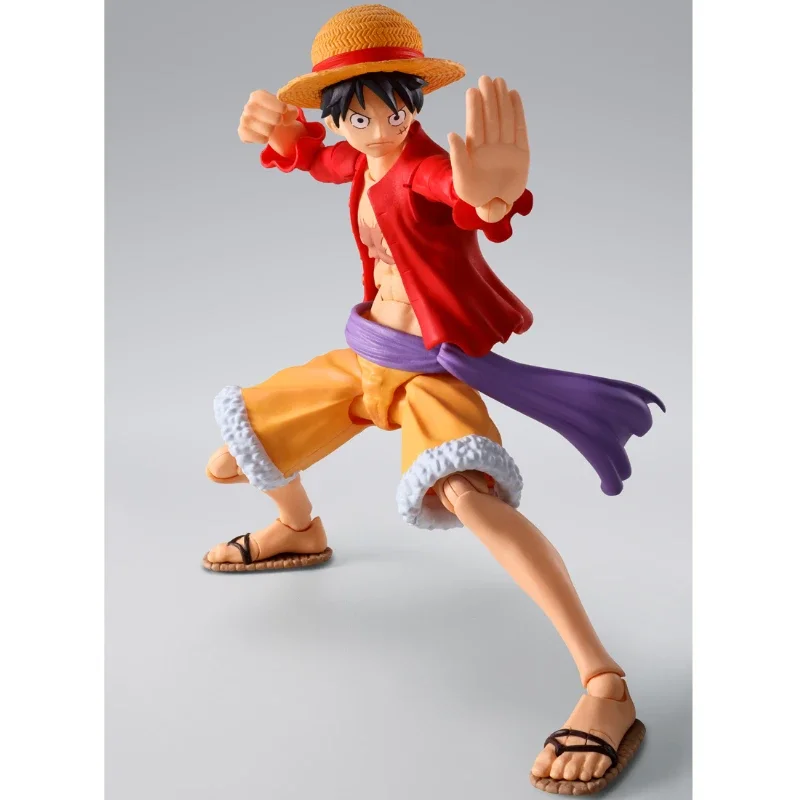 In Stock Original SHF Bandai One Piece Monkey D. Luffy Action Figure Animation Toy Gift Model Collector Hobby Anime Genuine