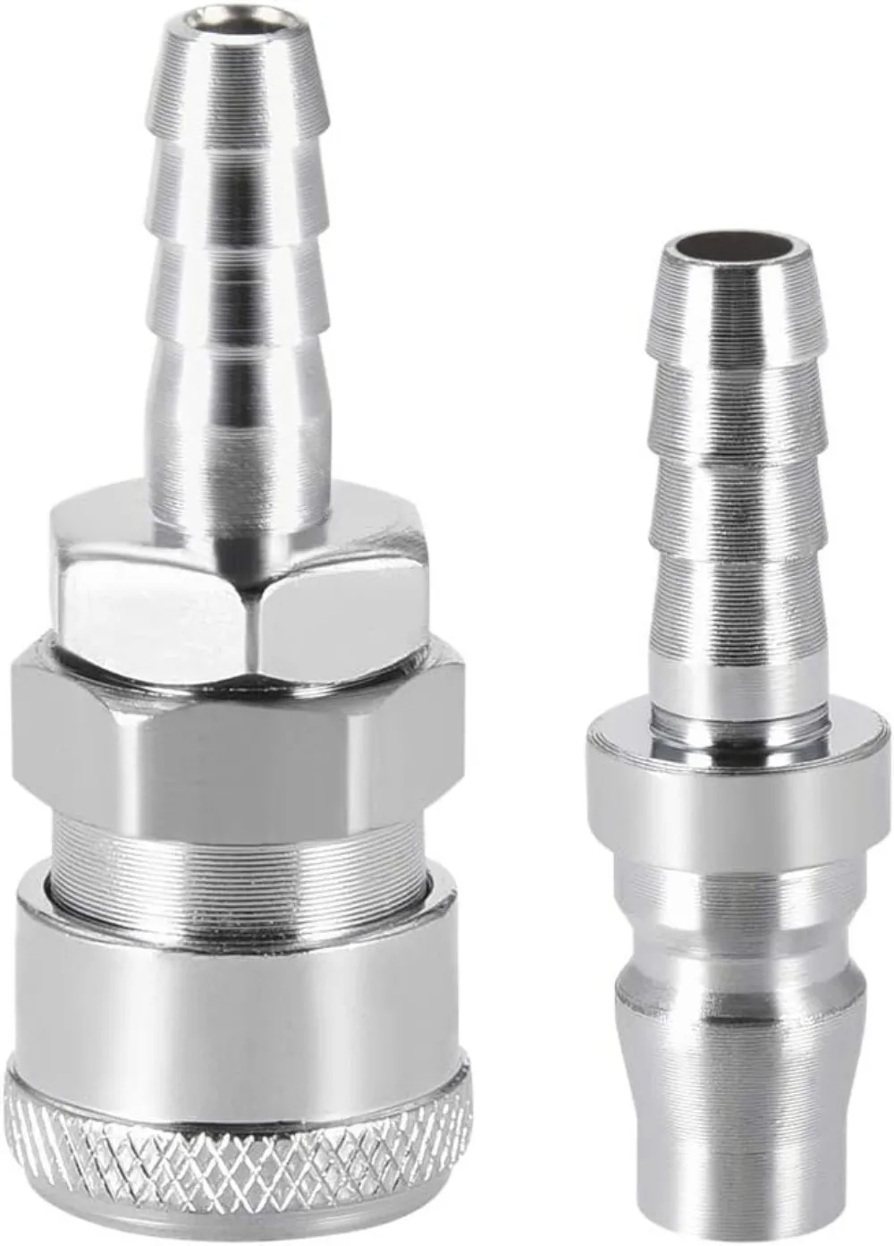 uxcell Quick Disconnect Set, 8mm Barb Hose, Air Compressor Hose Fitting