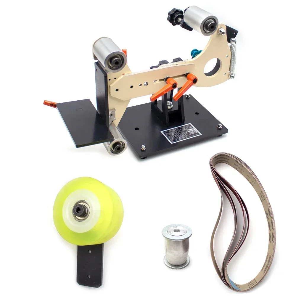 Heavy  Belt Sander Frame 730x50MM Belt Sanding Machine Adapter Angle Grinder Retrofit Desktop Knife Sharpener