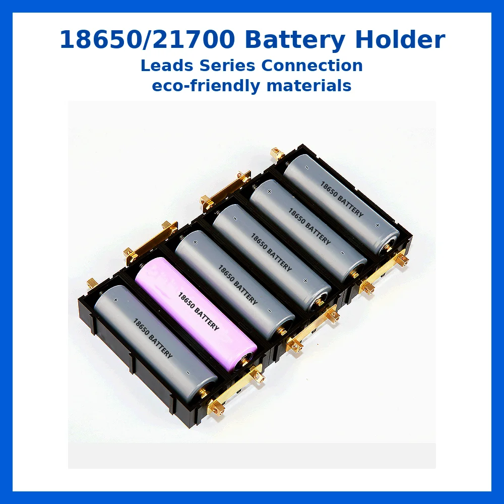

18650/21700 Splicable Battery Box 18650/21700 Battery Case Solder-free Battery Slot Battery Pack Protection Board Copper 15A