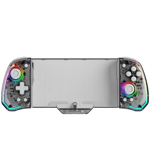 Imagen 1 del producto Controlador de juego LinYuvo para INTERRUPTOR con joystick de efecto Hall, Turbo, vibración dual, giroscopio de 6 ejes, iluminación RGB de 8 colores KS43