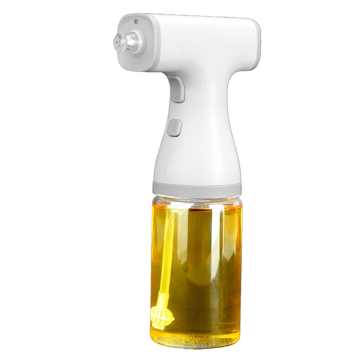 Electric Olive Oil Sprayer for Cooking, 8.5oz/250ml Adjustable Misting Range Olive Oil Dispenser Bottle with Led Light