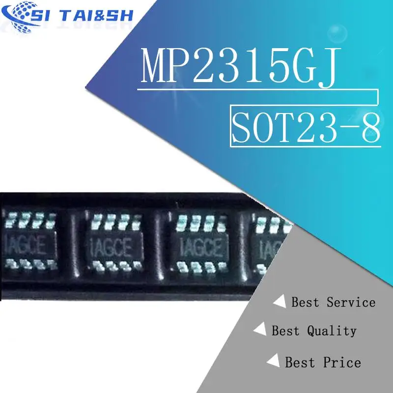 5PCS  MP2315GJ-LF-Z  MP2315 Silk screenI: AGCD IAGCE    SOT23-8