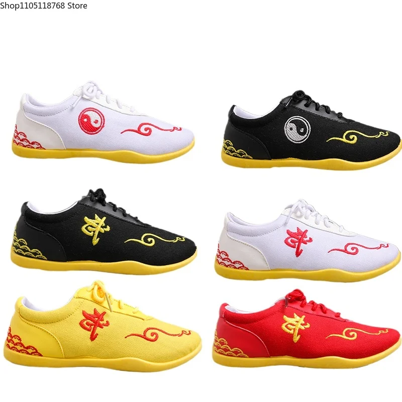 أحذية فنون الدفاع عن النفس أحذية تاي تشي قابلة للتنفس أحذية الووشو الصينية التقليدية للكبار أحذية رياضية للتدريب في الهواء الطلق