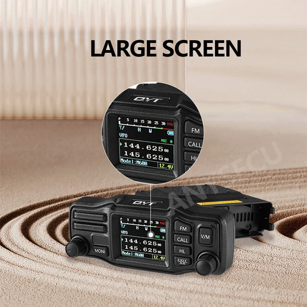 QYT 25 واط VHF: 136 ~ 174 ميجا هرتز UHF:400 ~ 480 ميجا هرتز سيارة لاسلكي تخاطب مكبرات صوت مزدوجة لوحة منفصلة M600 راديو السيارة #4