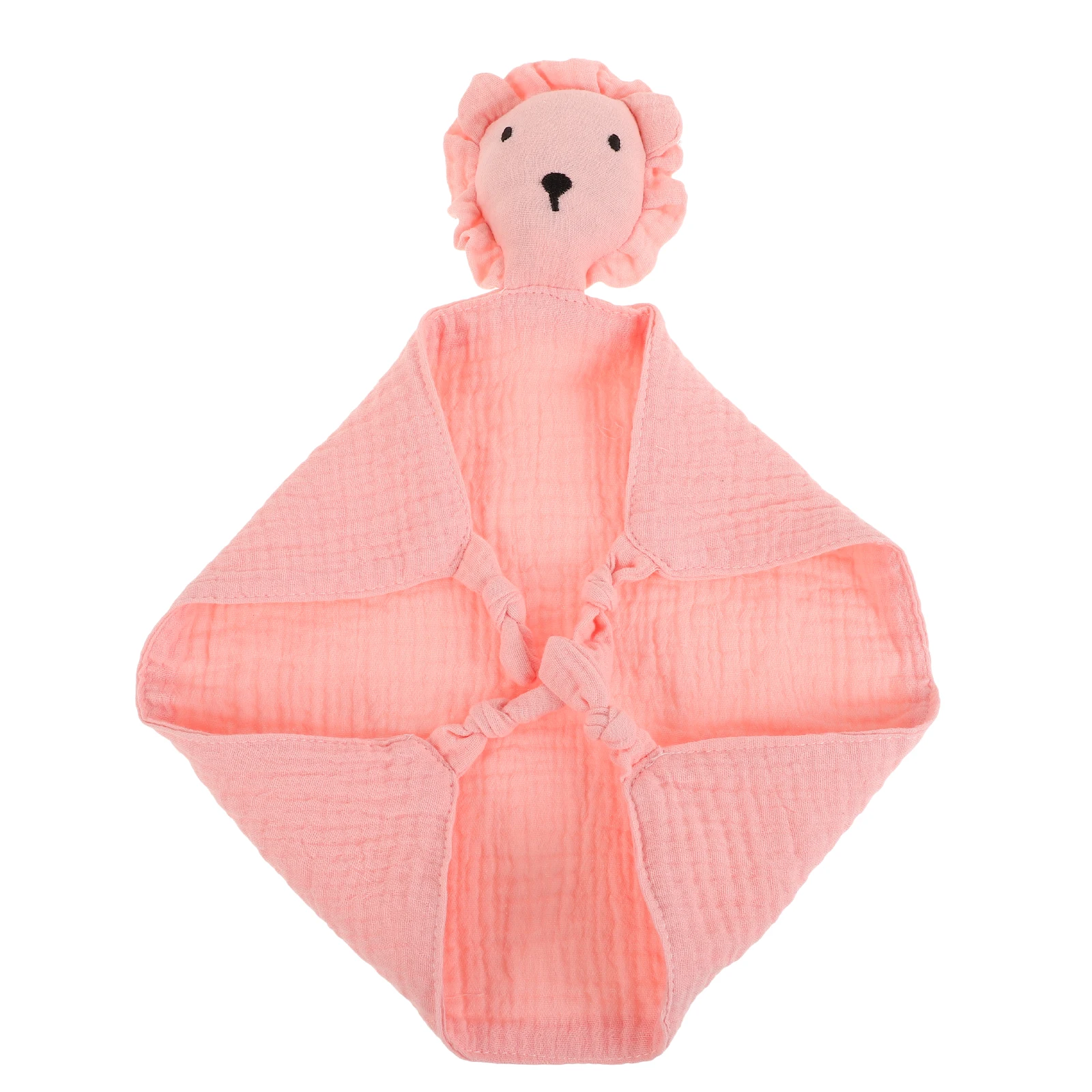 بطانية أمان بتصميم ثعلب لحاف الطفل من القماش المجعد لتهدئة الرضع من الموسلين للأطفال الصغار #1