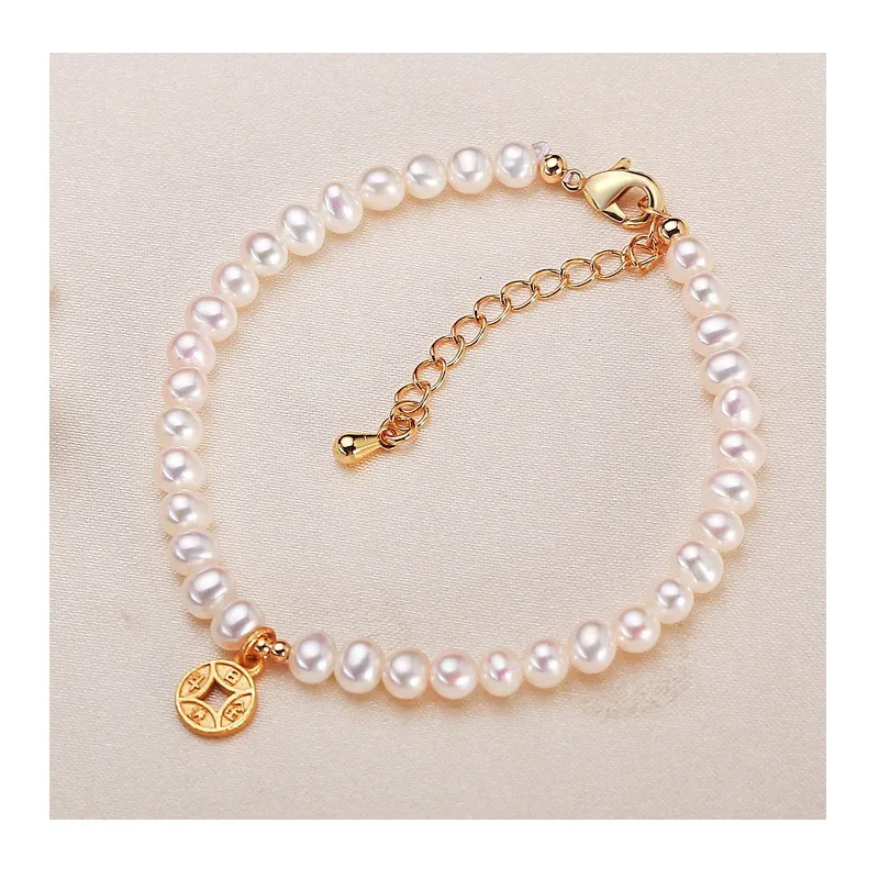 

Yamashita Lake Jewelry Retractable Women's Simple Light Luxury High-end Handmade Freshwater Pearl Jewelry Bracelet