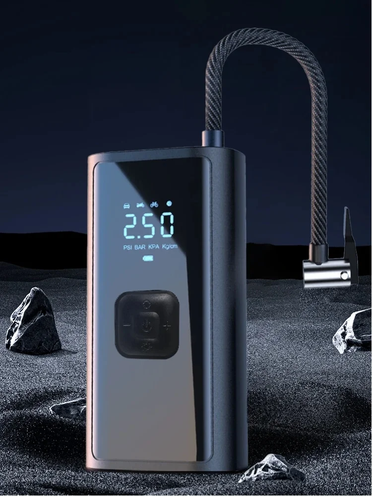 AliExpress NONE 3-in-1 Electric Tire Pump USB Rechargeable Portable Car Inflator Pump 4500mAh Bicycle Air Compressor for Automobile Bicycle Ball