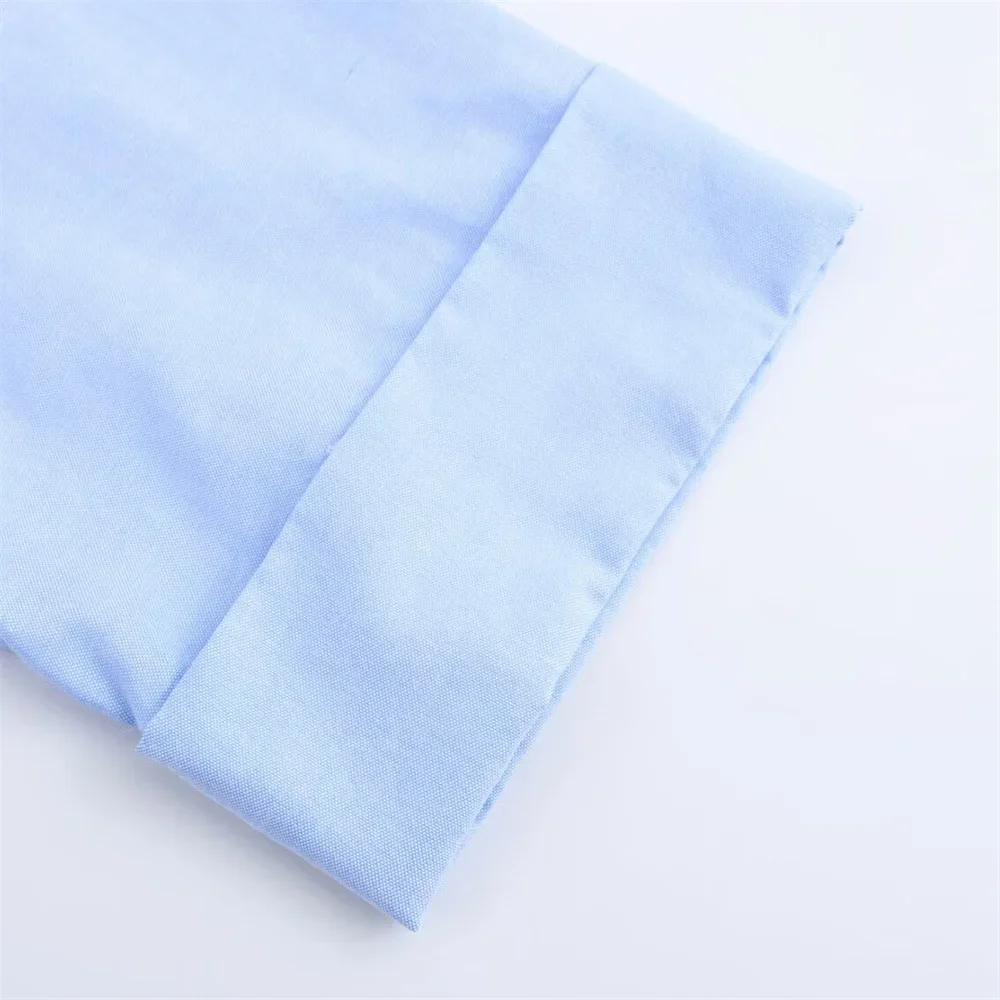 LIBIELIY Women's Shirt Lapel Buckle Pocket Decoration For Spring And Summer New Casual Women's Clothing