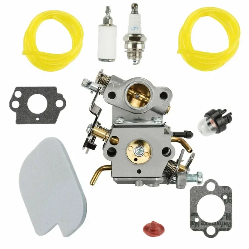 Carburetor Kit For Poulan P3314 P3416 P4018 PP3816 For ZAMA C1M-W26C Chainsaw Gasket Primer Bulb Fuel Hose Carburetor Kit