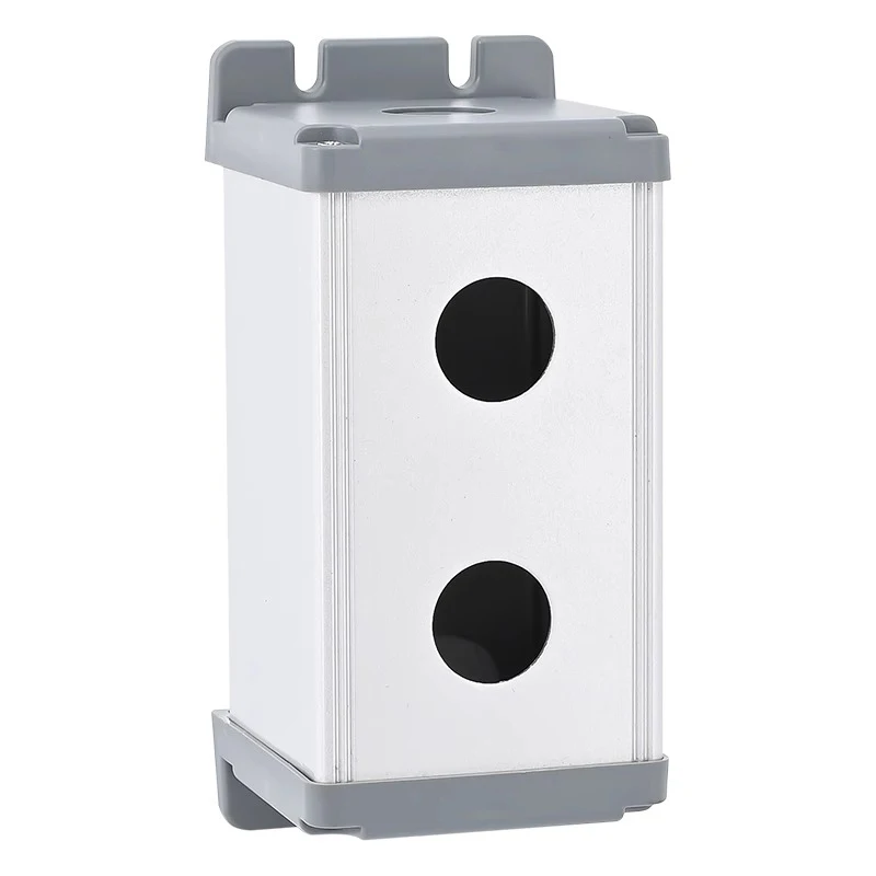 16mm 19mm 22mm Waterproof Aluminium Push Button Switch Box for Metal Buttons Industrial Control Equipment 1 2 3 4 5 6 Hole