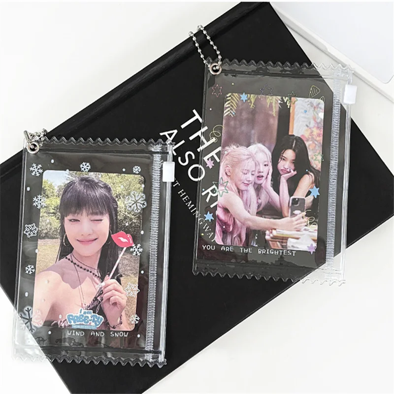 Snowflake Stars 3 Inch Postcard Photo Card Album Photo Card Holder Lomo Card Organiser Card Case Card Holder Kpop Binder