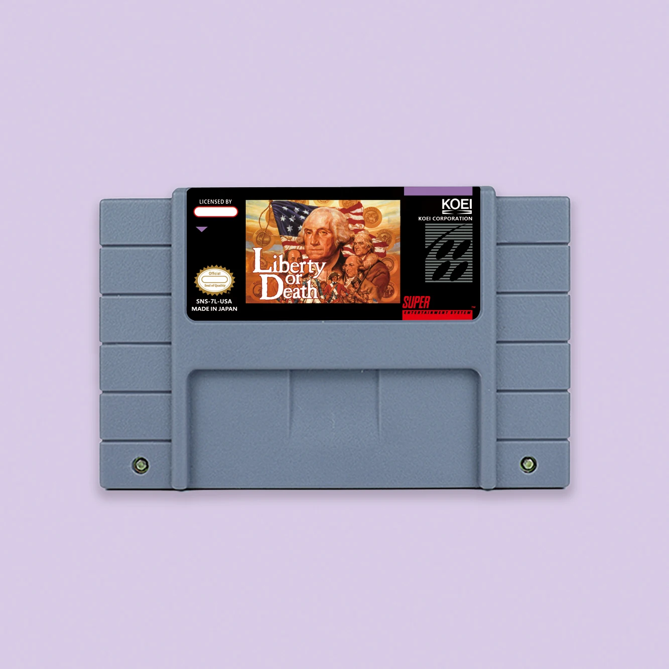 

Liberty or Death Action game for SNES 16 bit Single Card USA NTSC EUR PAL Video Game Consoles Cartridge