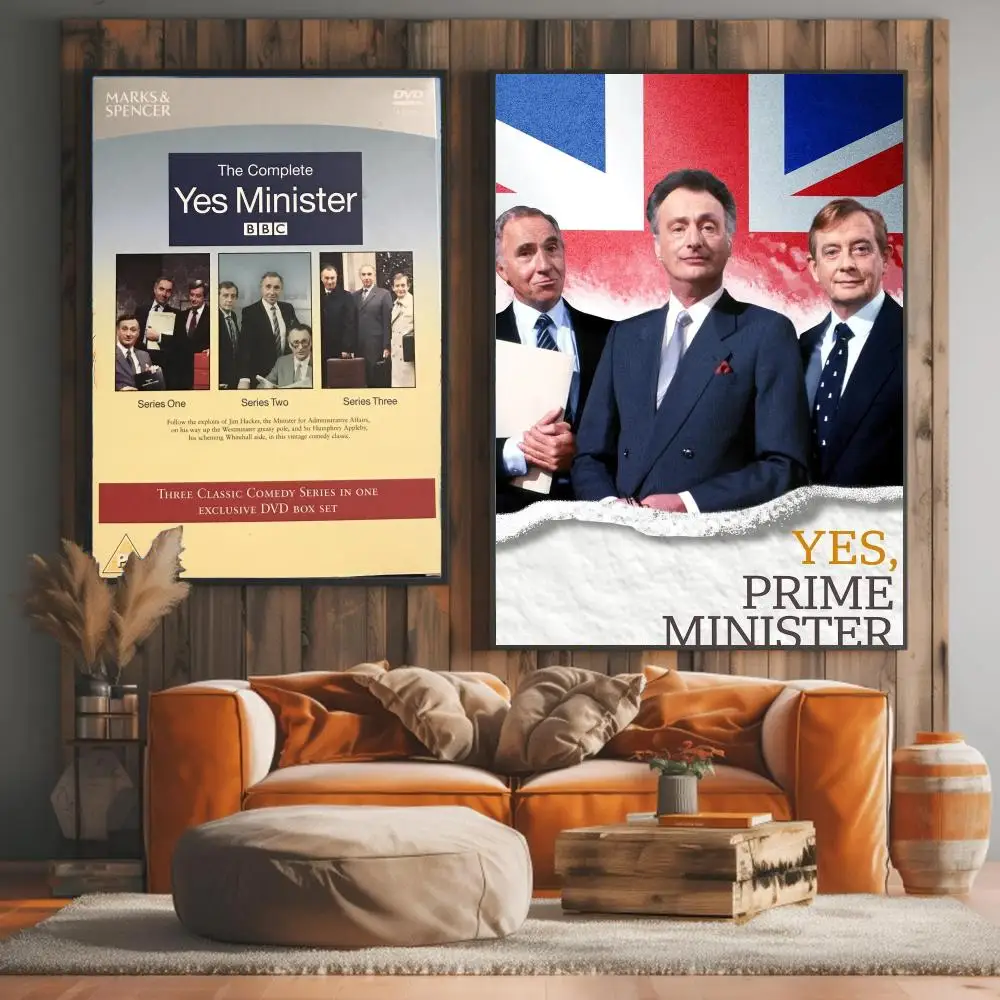 tv series Y-Yes Minister-R Painting Calligraphy Artwork for Living Room Bedroom Office Home Decor