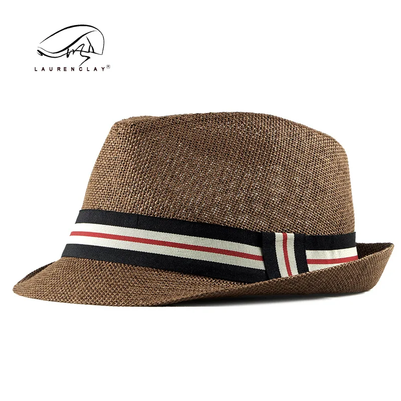 Summer Light Board Casual Cool Top Hat Men's British Jazz Hat Straw Hat Beach Hat Women's Billycock Tide