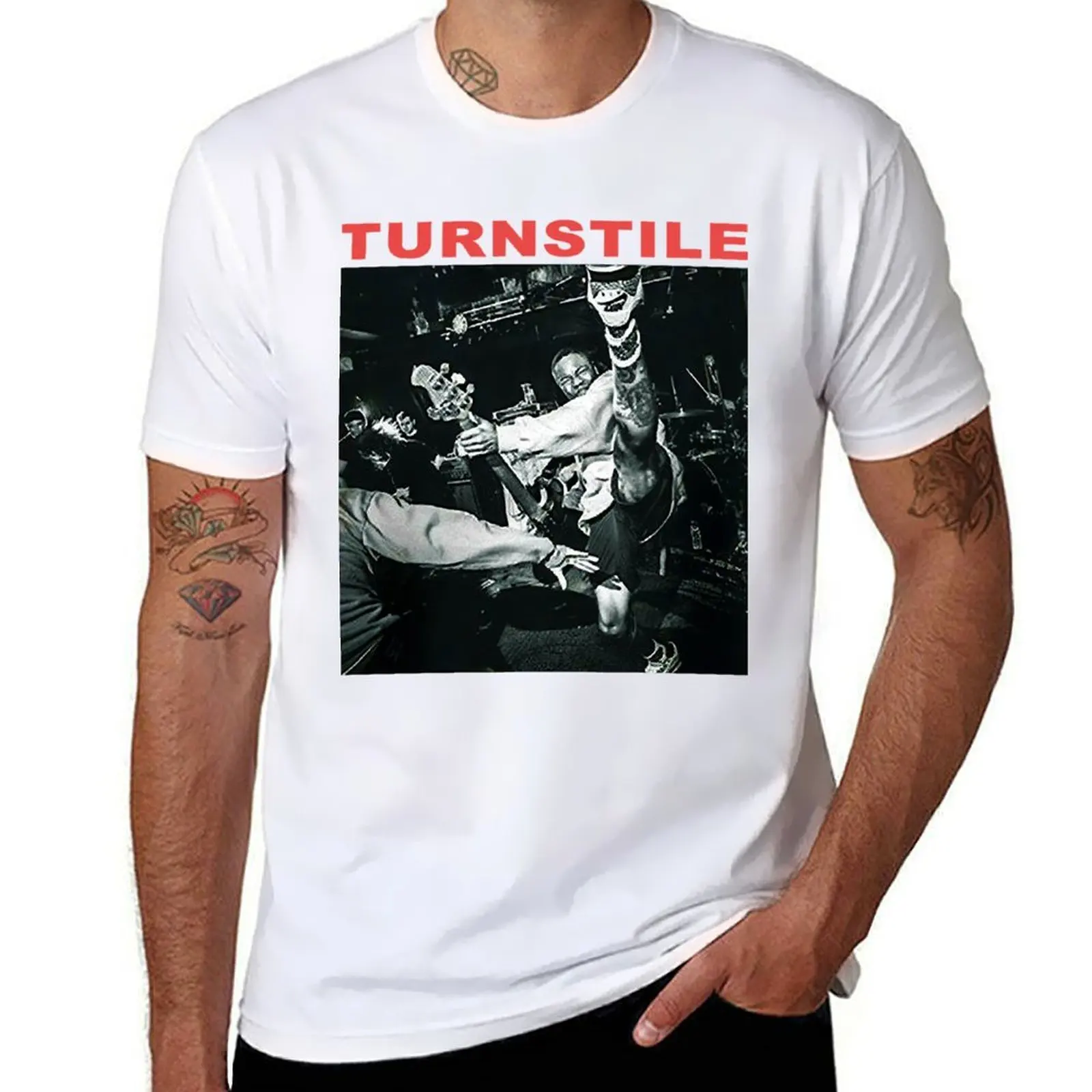 

Turnstile-American-Hardcore-Punk-Band Classic T-Shirt Summer Holiday Casual Tee