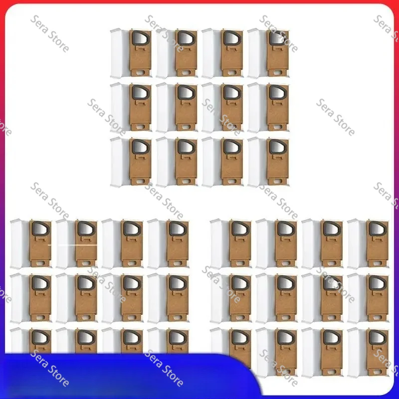 Essential 36 Pcs for Roborock H6 H7 Robot Vacuum Cleaner Non Woven Dust Bag Professional Replacement Parts