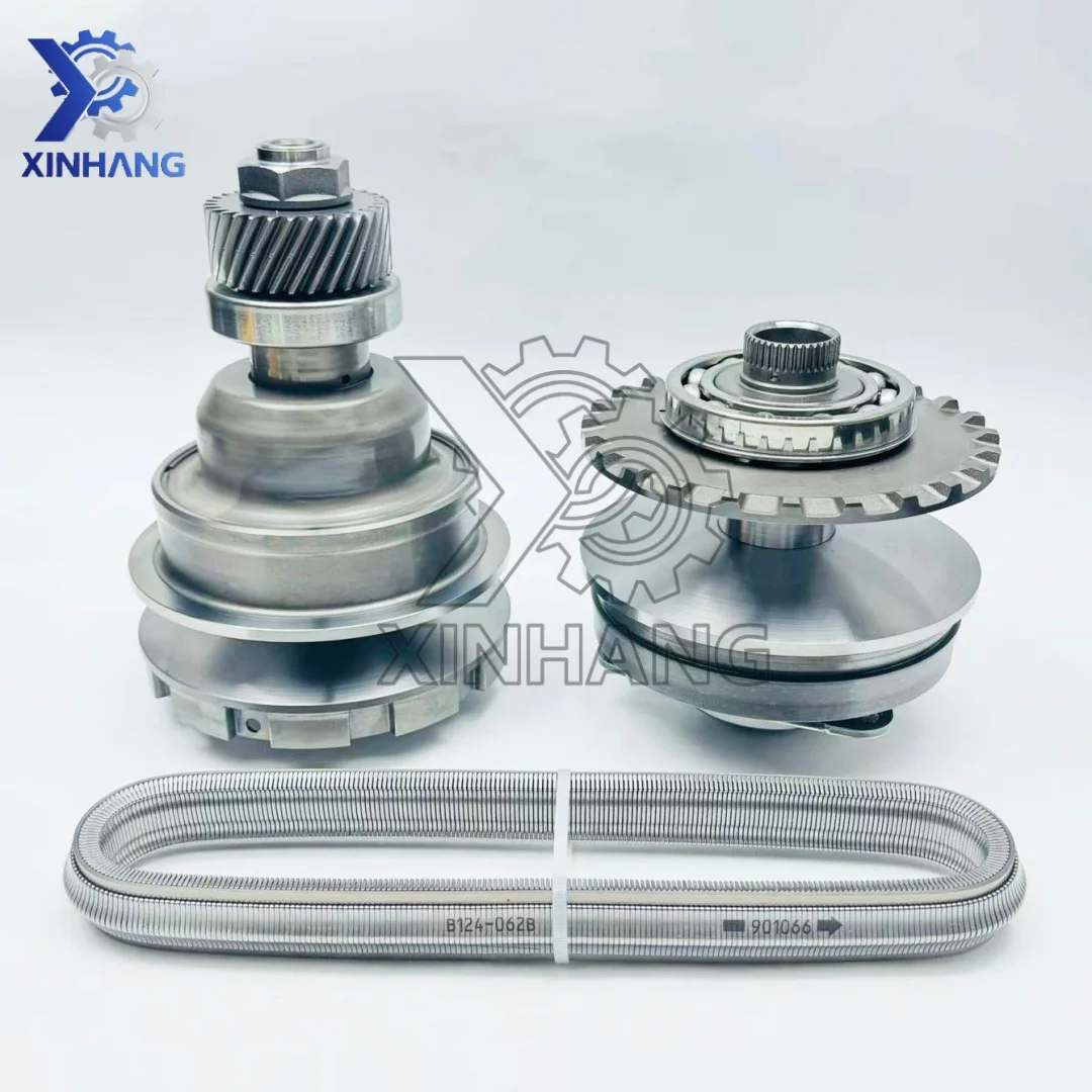 

JF011 JF011E RE0F10A Continuously Variable Transmission Pulley Assembly with Chain 901066 901047 For Nissan Mitsubishi