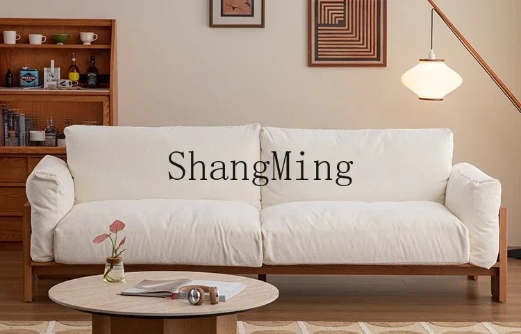 

CL sofa living room simple light luxury straight row sofa living room fabric sofa