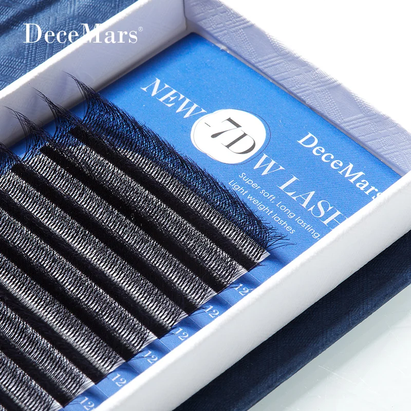 DeceMars 7D - W Shaped Eyelash Extension (12line/Tray)