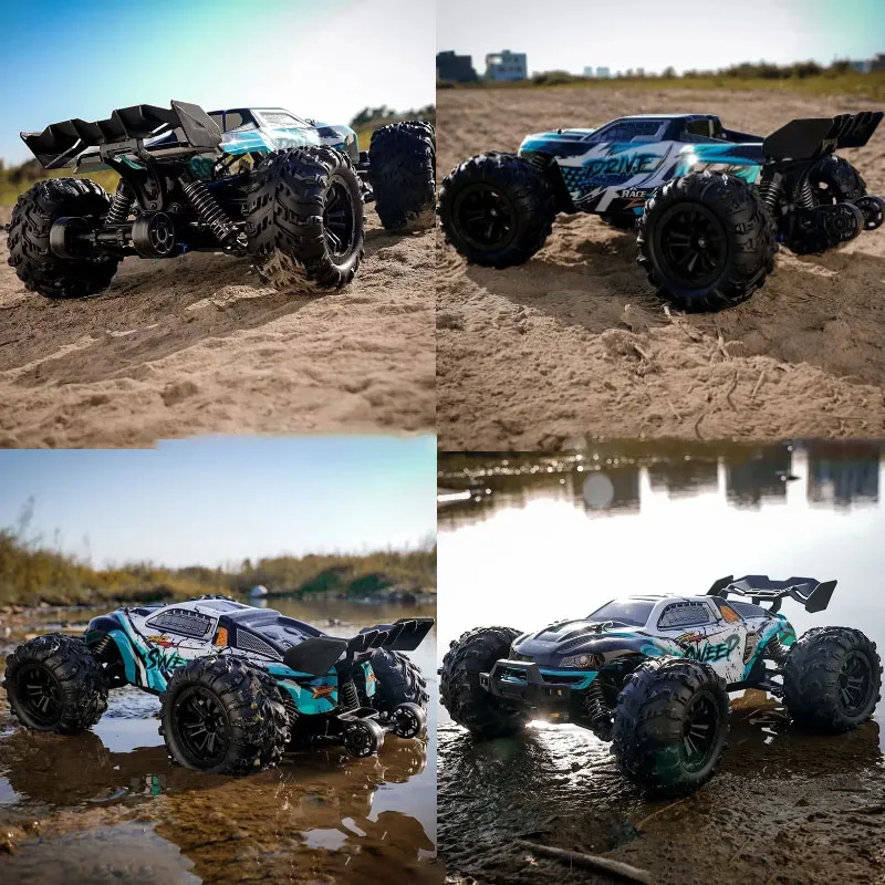 In Stock Hot Scy 4wd 1:16 50-80km/H Rc Car With Led Remote Control Cars High Speed Drift Monster 4x4 Truck For Adult Toys Gift