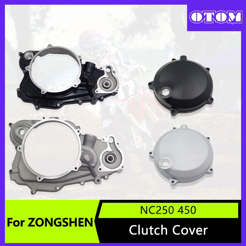 For NC250 NC450 Engine Cover Motorcycles Right Crankcase Guard Clutch Aluminum Cover Zongshen ZS177MM ZS194MQ Engines Parts