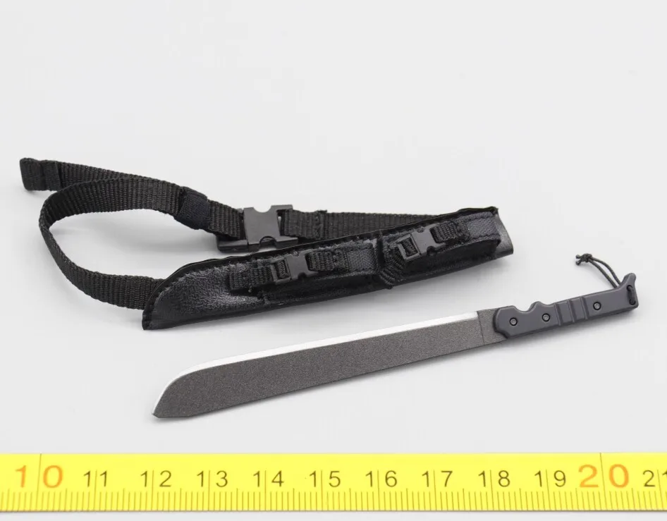 ES26069R 1/6 Scale Knife+ Sheath Model for 12'' Soldier Machine-gunner PMC