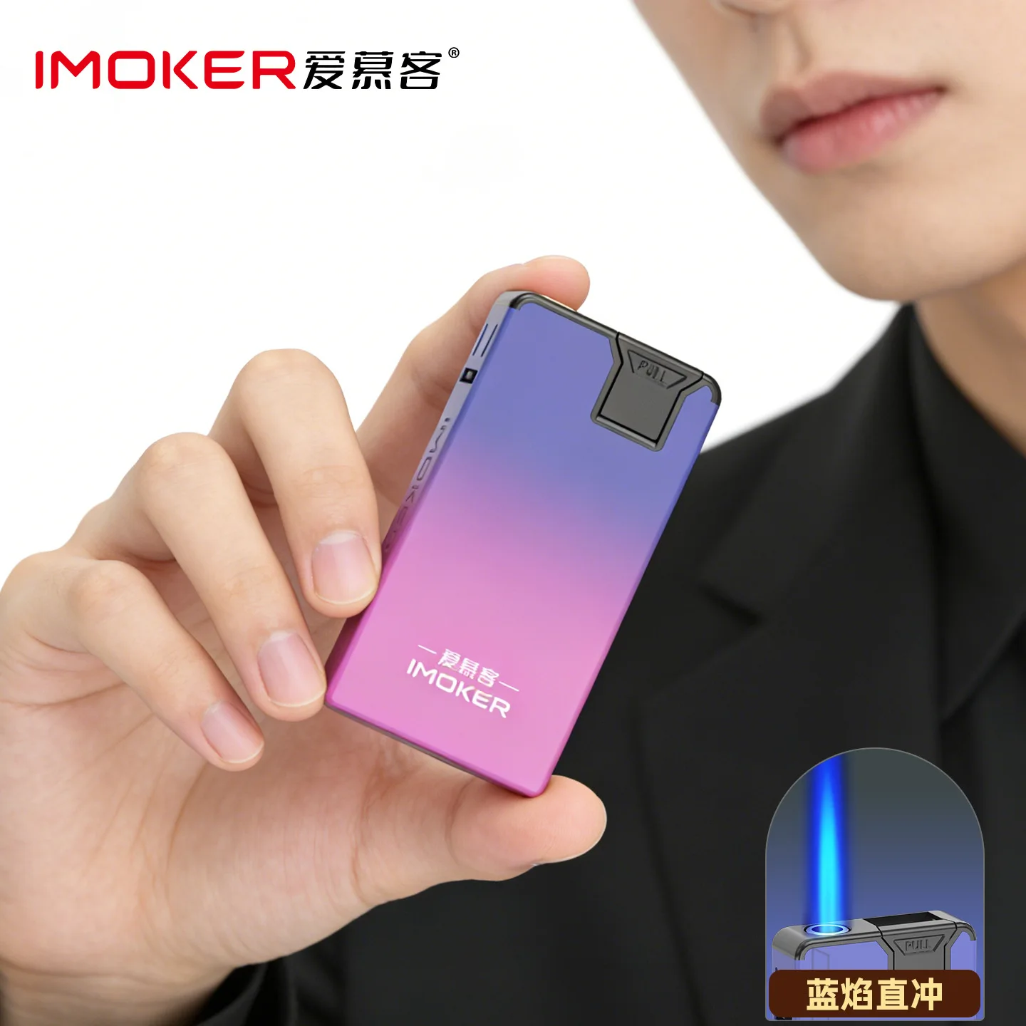 New Electronic Ignition Metal Windproof Lighter With Custom Logo, Refillable Butane Gas Lighter, Outdoor Camping Tool Gift.