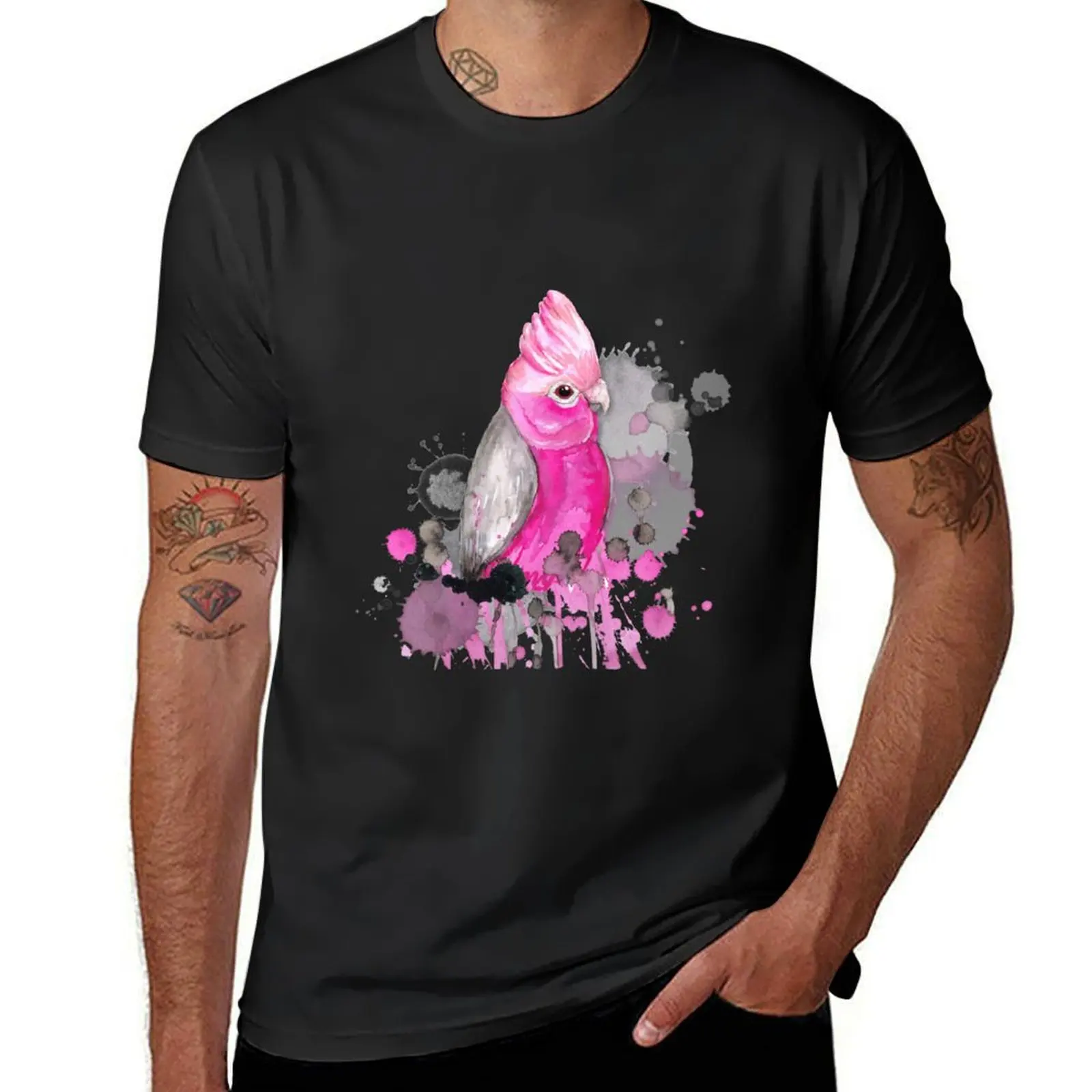 Galah cockatoo T-Shirt quick drying Aesthetic clothing heavyweights cute clothes T-shirt men