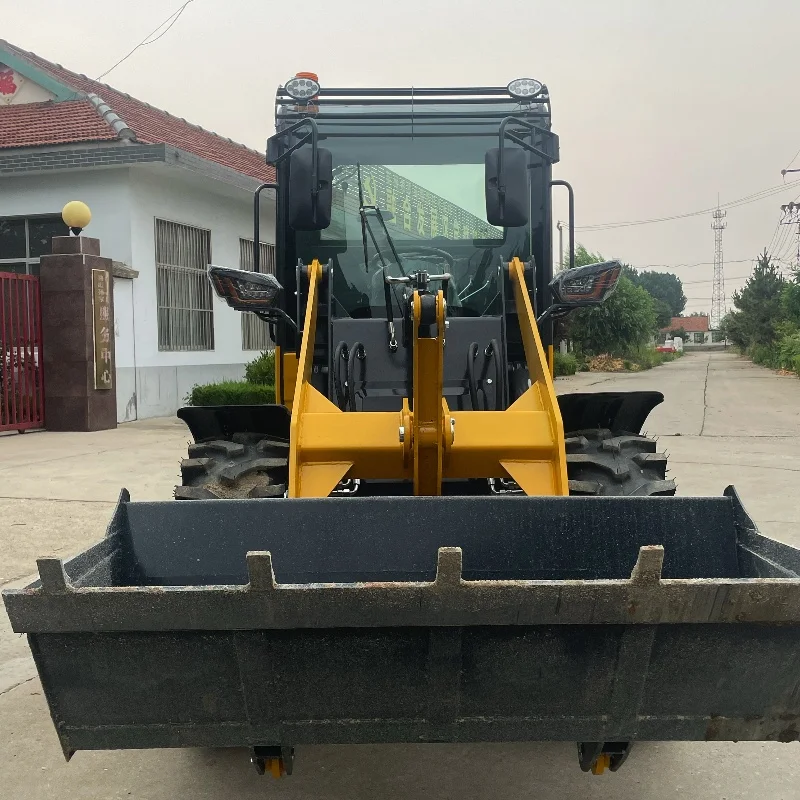 China made fully hydraulic front loader construction machinery diesel mini wheel loader for sale