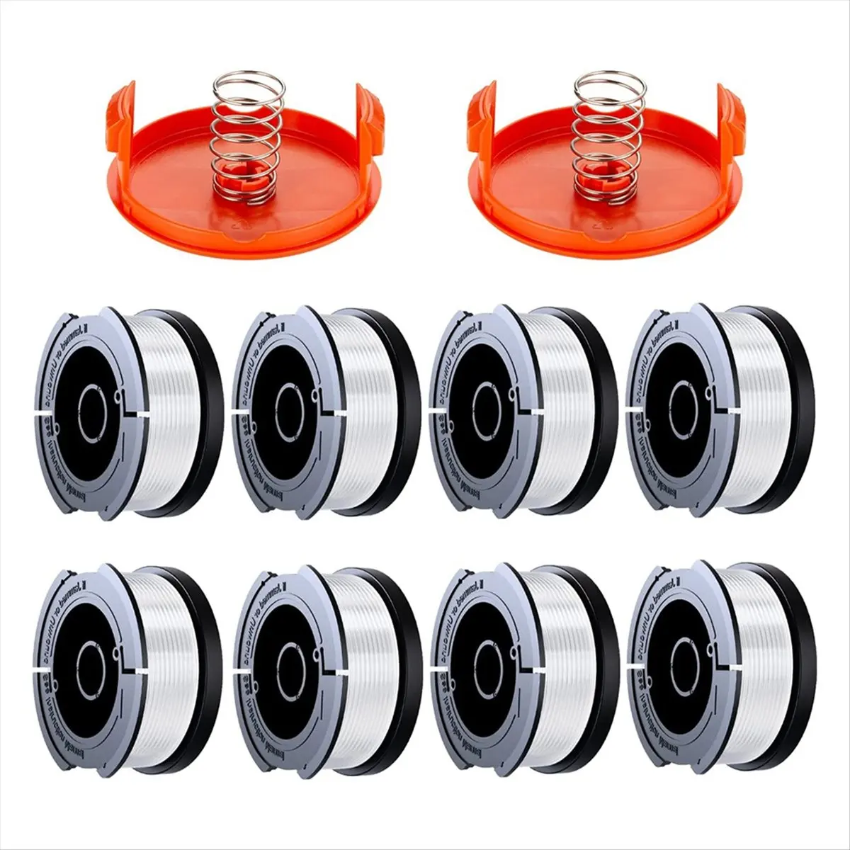 Y606A J~8pcs Nylon Trimmer Spool Line 9.14m Length Trimmer Replacement Spool AF-100-3ZP for Grass Trimmer
