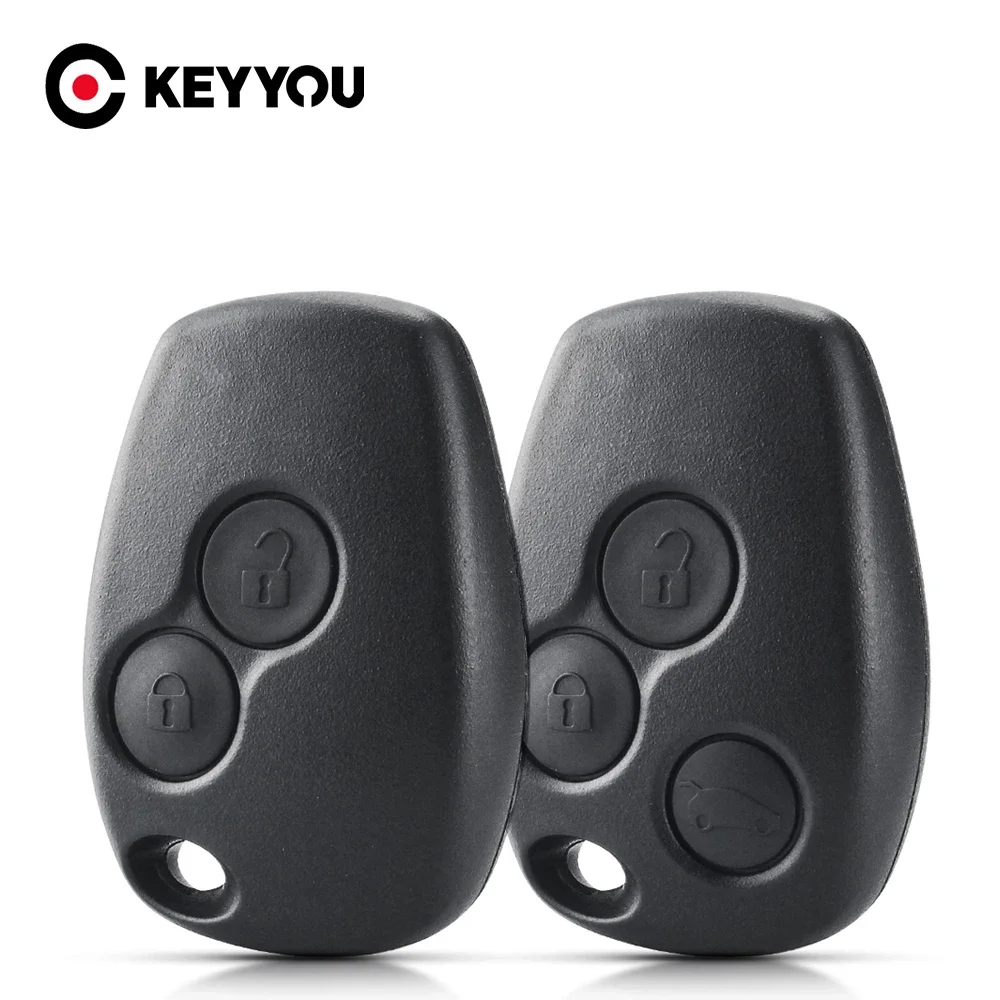 KEYYOU 1PCS Car Key Case For Renault Megane Modus Espace Laguna Duster Logan DACIA Sandero Fluence Clio Kangoo No Blade