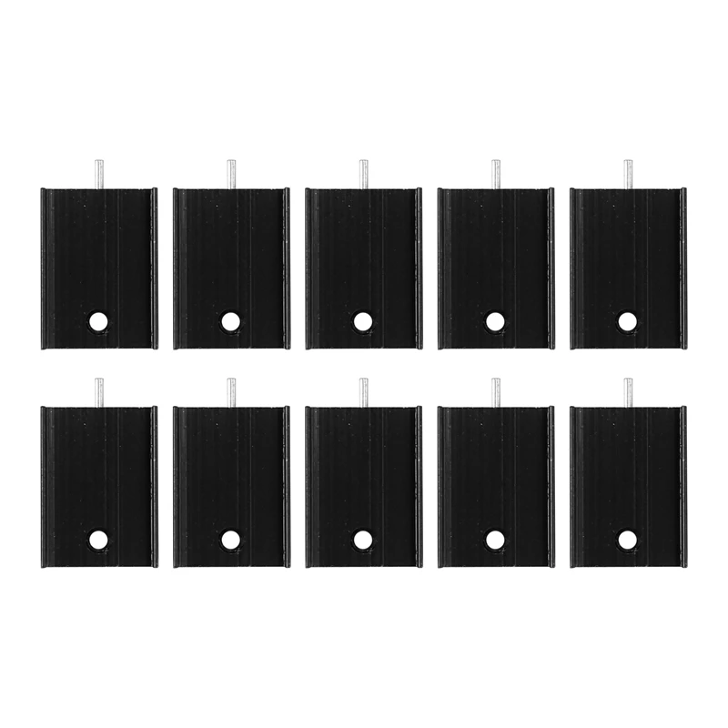 40 Pcs 21X15X11mm Black Aluminum Heat Sink for TO-220 Mosfet Transistors