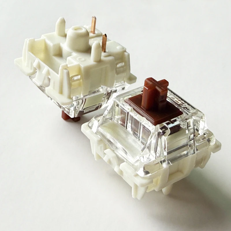 JYBMAK gateron brown switch pro pre-lubricated tactile 55gf trigger mechanical keyboard switch accessory 5pin