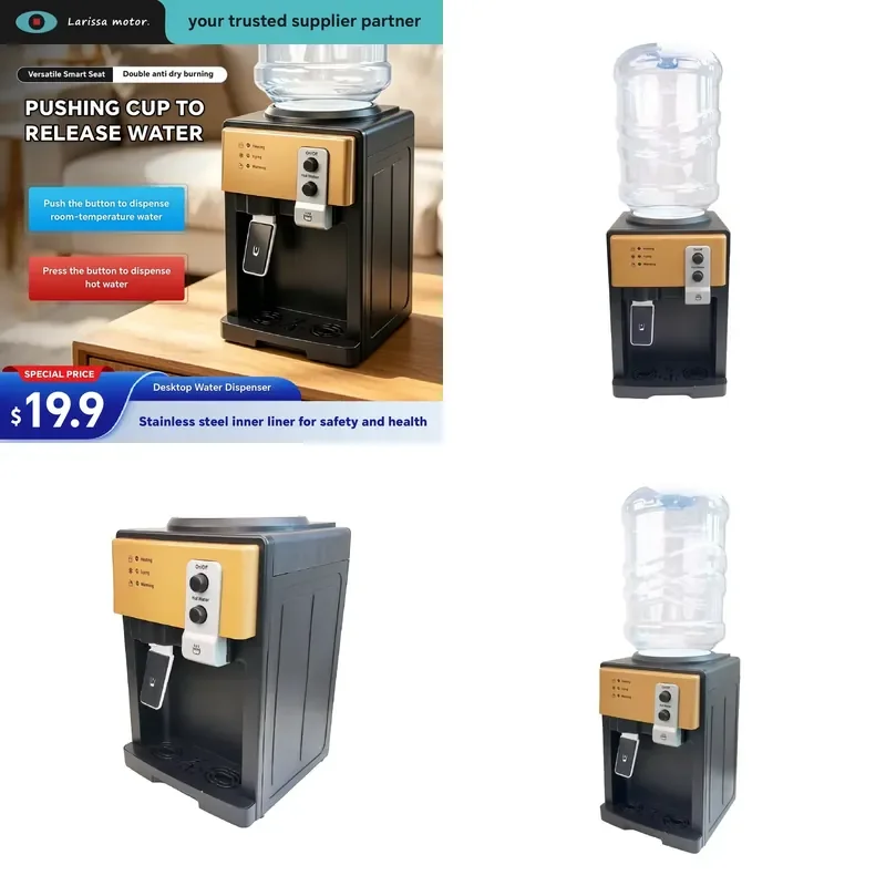 X Compact Electric Water Dispenser for Home and Office Use Hot and Cold Water Production Durable Plastic Housing for Hotels