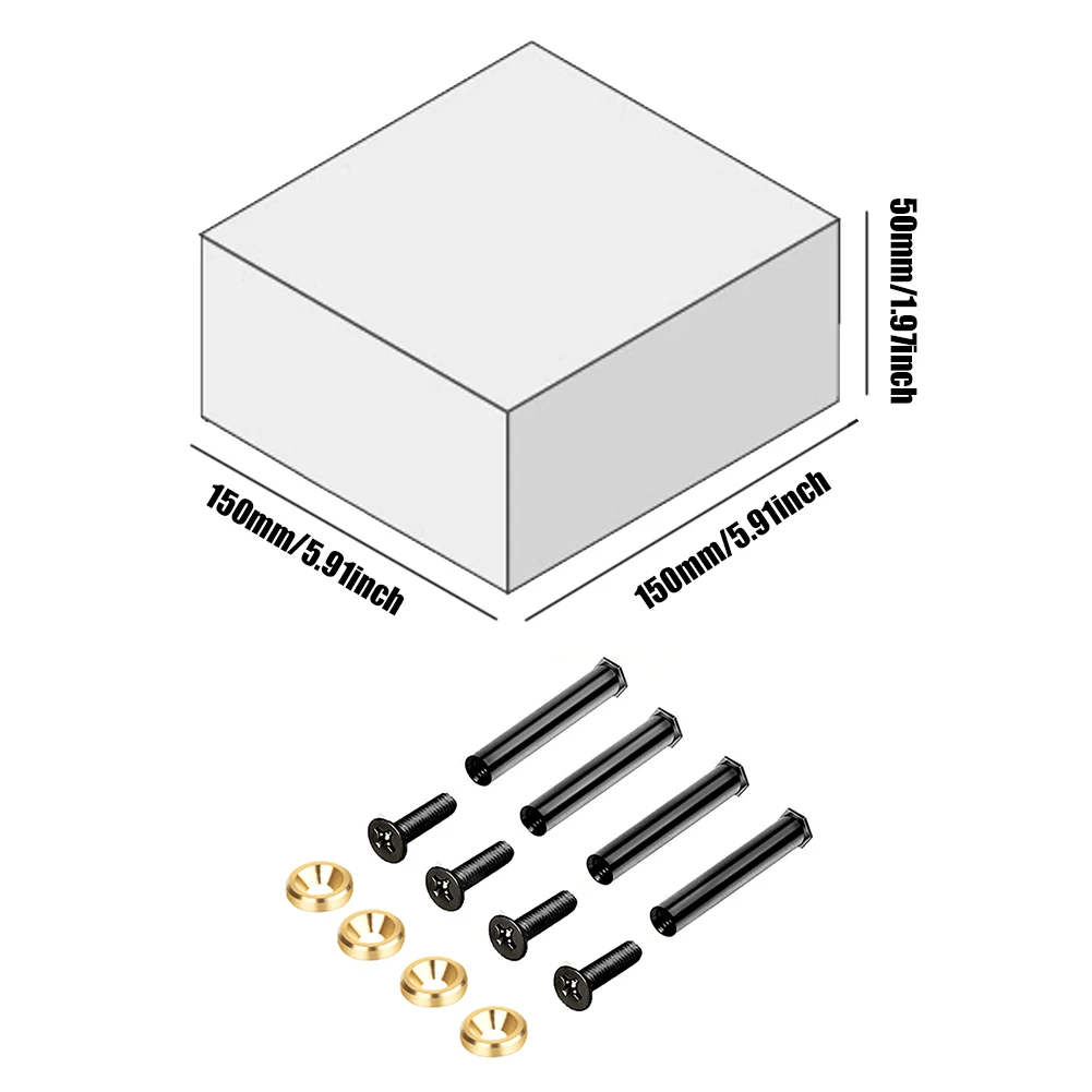 Strong Magnetic Attraction Screw Quiet Operation Computer Case Fan Screws Set Fixing Chassis Fan Magnetic Screw for PC Case Fan