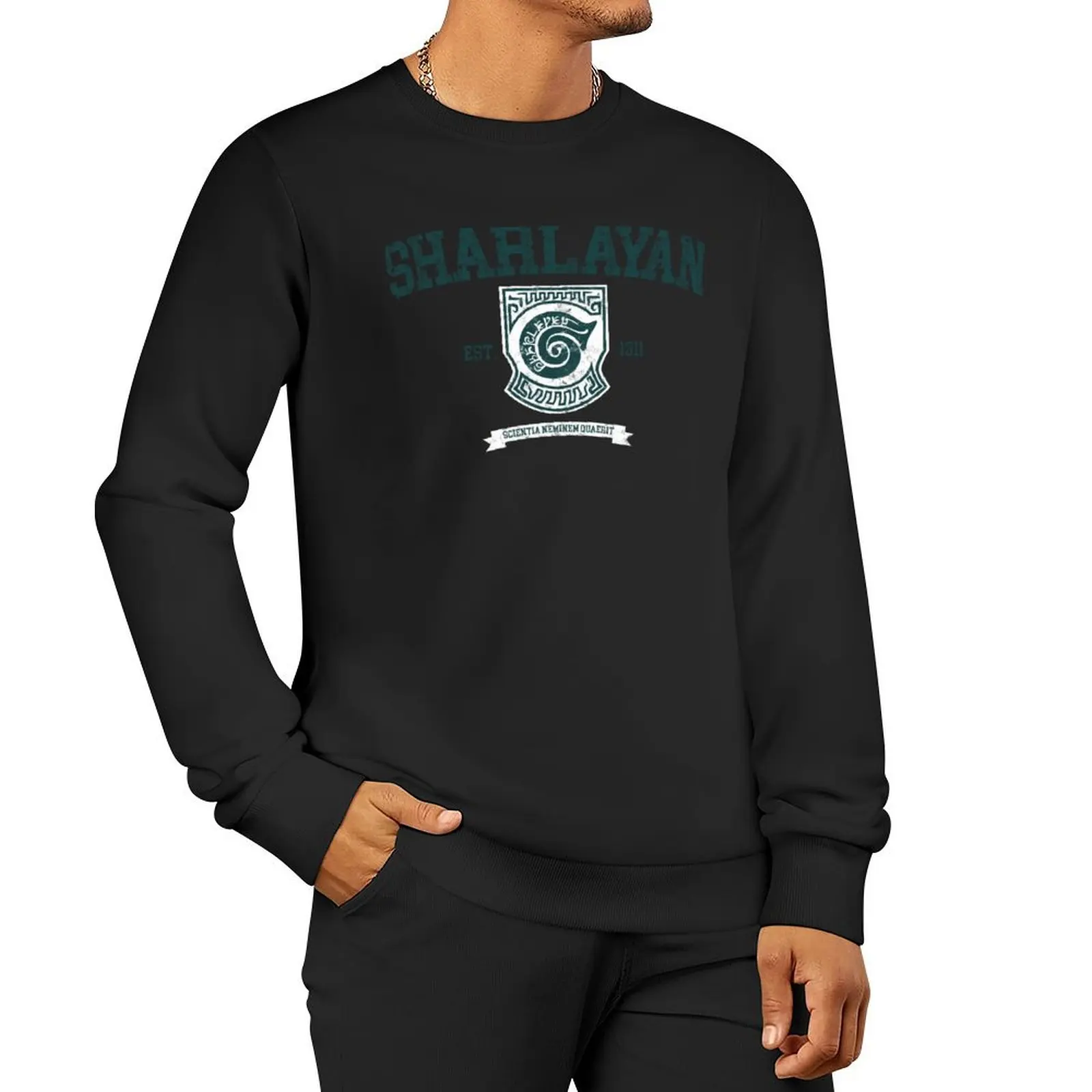 

Sharlayan College Shirt Sweatshirt aesthetic clothing graphic t shirts men hooded sweatshirts