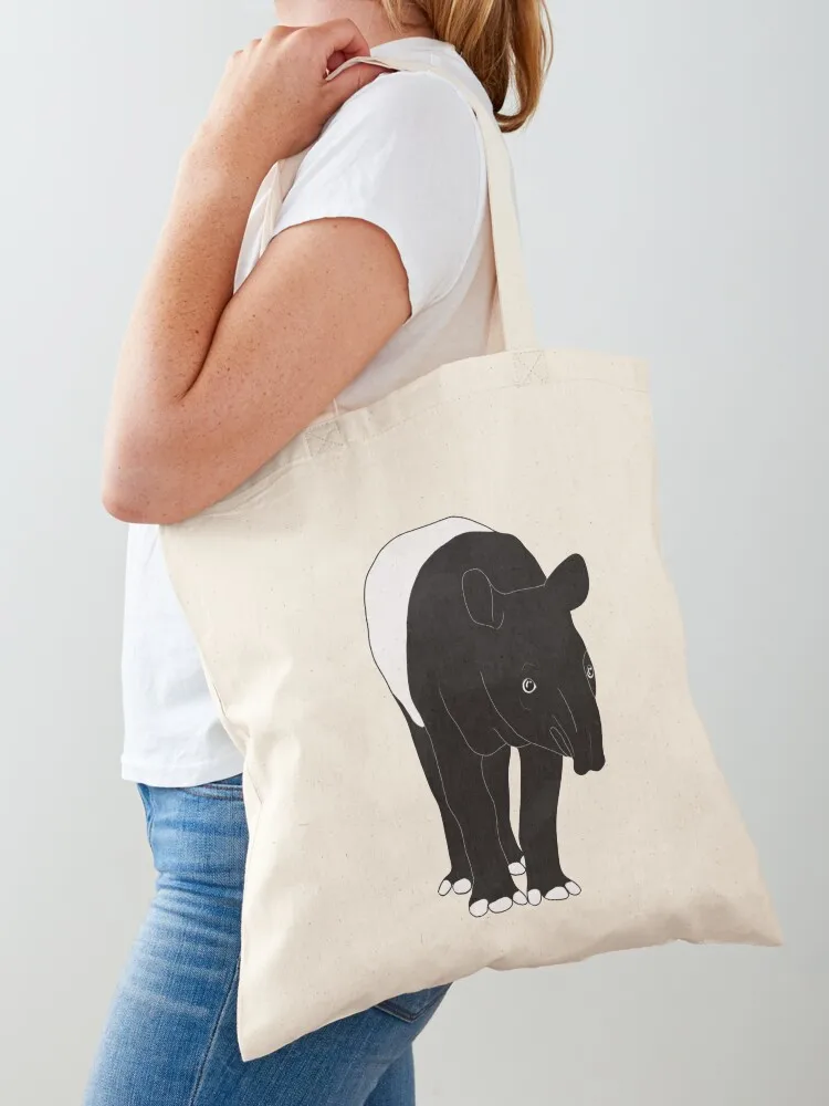 

Malayan tapir Tote Bag Canvas stote bag bags for women tote bag men eco pack