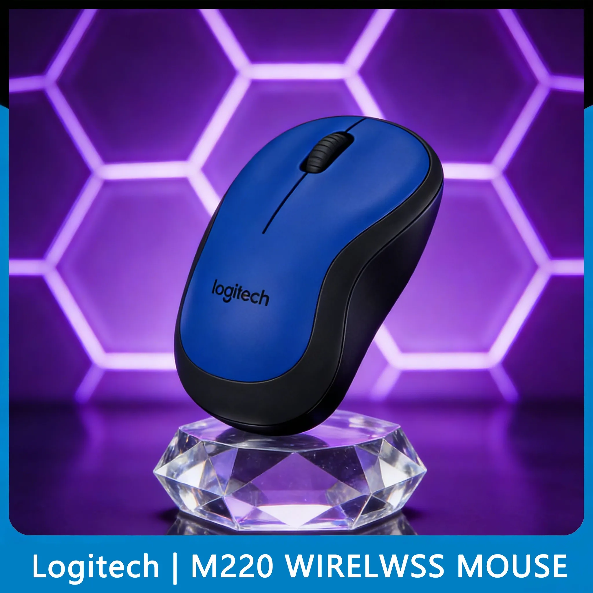 

Закажи свой! Бесшумная беспроводная оптическая мышь Logitech M220 для офиса и дома