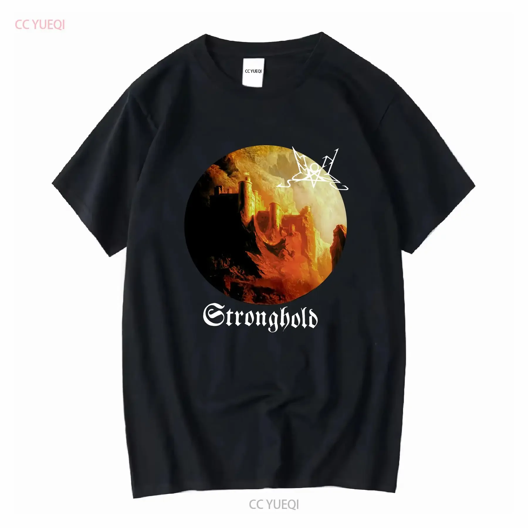 SUMMONING Stronghold T SHIRT Mens Size S Black Metal MT16 vintage Washed designer clothes Casual Unisex Slightly graphic