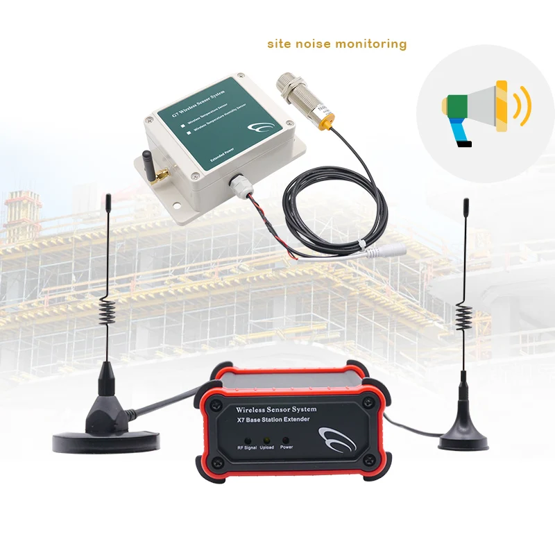 Wireless zigbee Noise Decibel Sound Sensor Detector Industrial Noise detection Sensor