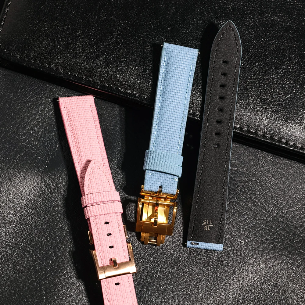 For Women Watch Sailcloth Signature FKM Rubber Watch Strap18mm 19mm 20mm 21mm 22mm Quick Release Spring Buckle FKM Watch Band