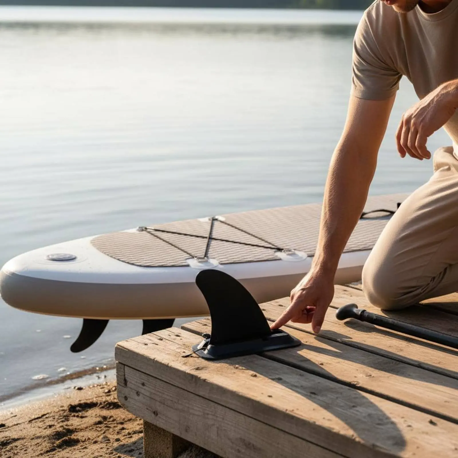 Snap-in Kayak Rudder Kit Improves Stability Board Part Watersport Accessory Shallow Water Compatible for Surfing, Paddleboarding