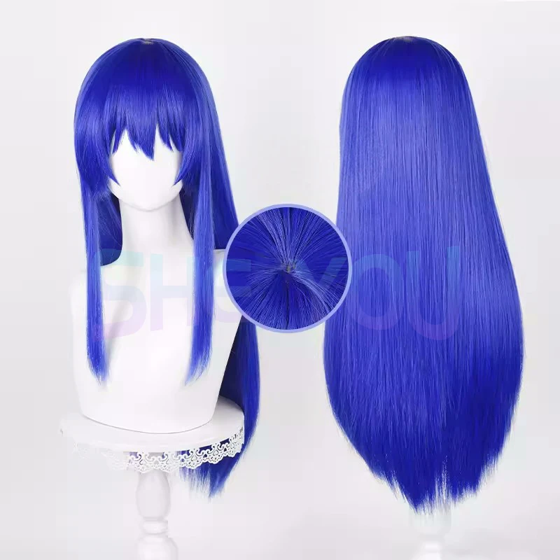 

The Disastrous Life of Saiki K Teruhashi Kokomi Cosplay Wig 60cm Blue Purple Wig Anime Cosplay Wig Heat Resistant Synthetic Wigs