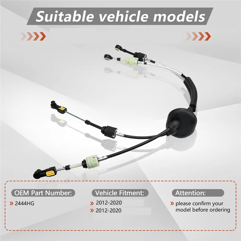 

A026-2444HG Gear Control Linkage Cable For Partner 307 Citroen Berlingo 1.6 2012-2020 Manual Shift Line 2444HW 2444JJ