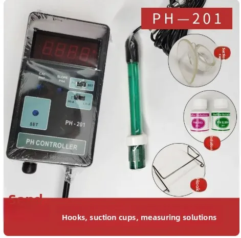 Aquarium PH Controller PH-201 Digital Tester 0.00-14.00pH Online Monitor for Fish Tank PH-201