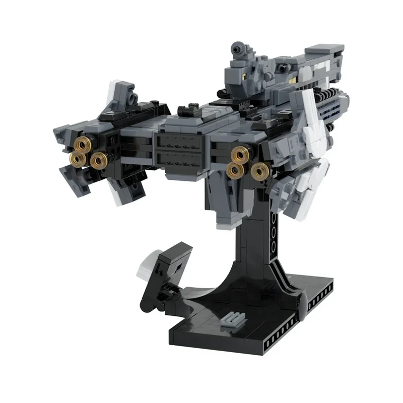 584PCS beliebte spiel modell MOC bausteine militär raumschiff modulare technologie geschenk urlaub montage kinder spielzeug set